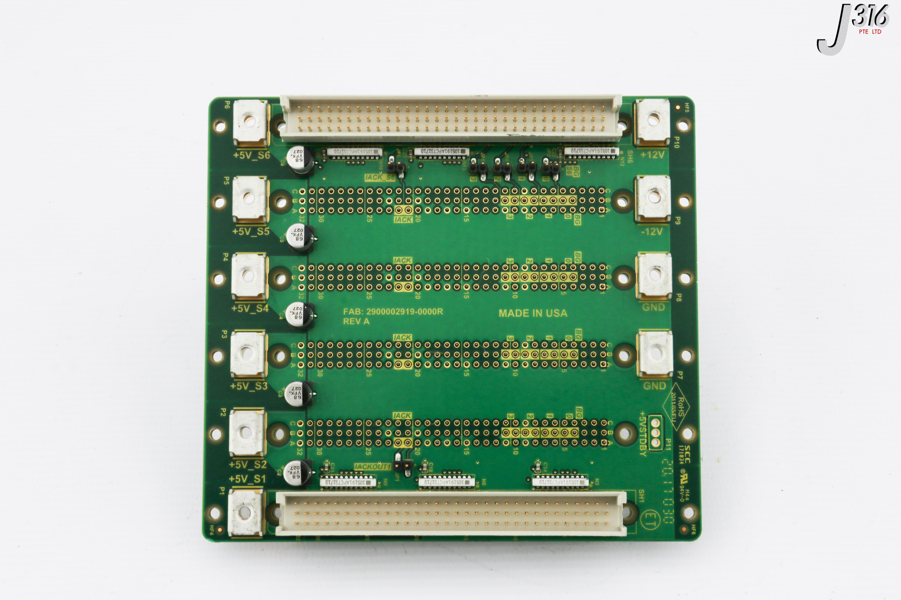 29976 ELMA PCB ASSY, BACKPLANE 1900002919-0000R | eBay